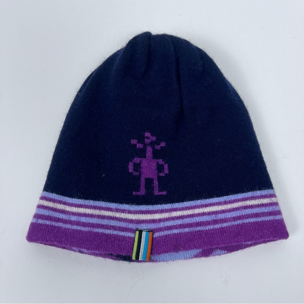 Smartwool Kids Wool Reversible Logo Beanie/ Toque One Size; Outdoor, Skiing